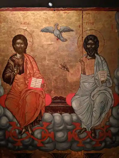 Icon of the Holy Trinity by Ioannis Skordilis